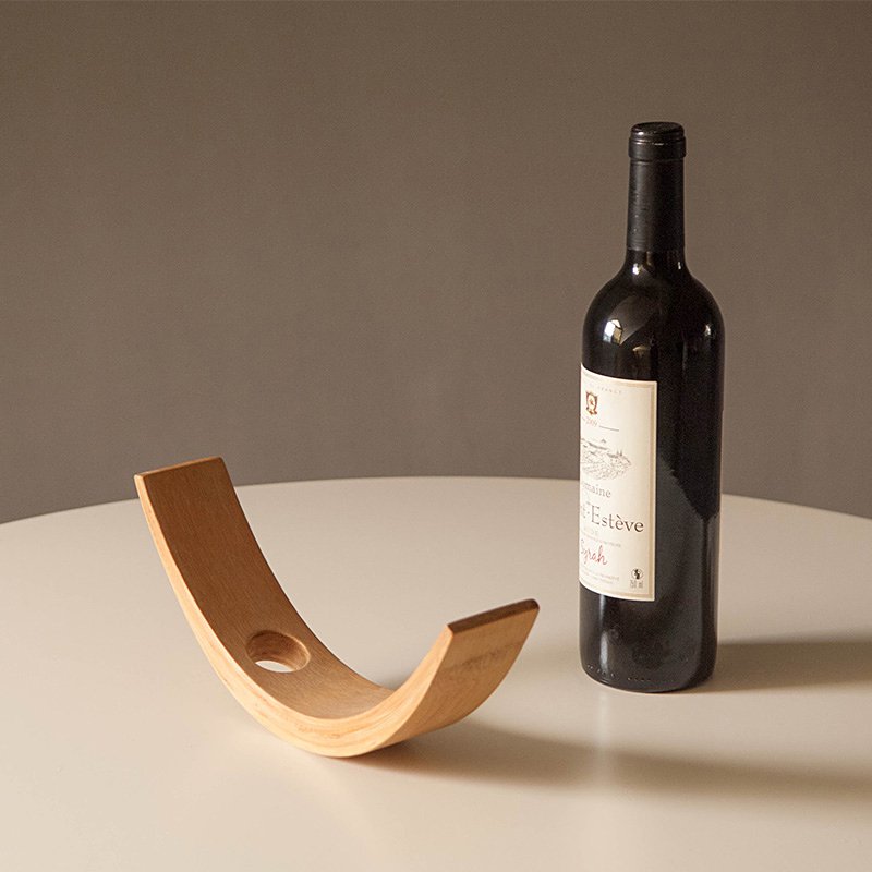 🎋 Gravity Bamboo Bottle Holder → 🍷 Stunning Wine Display → 🏡 For Style-Conscious Hosts → 🌿 Eco Bamboo + Gravity Design → 🍾 Fits Standard Wine Bottles