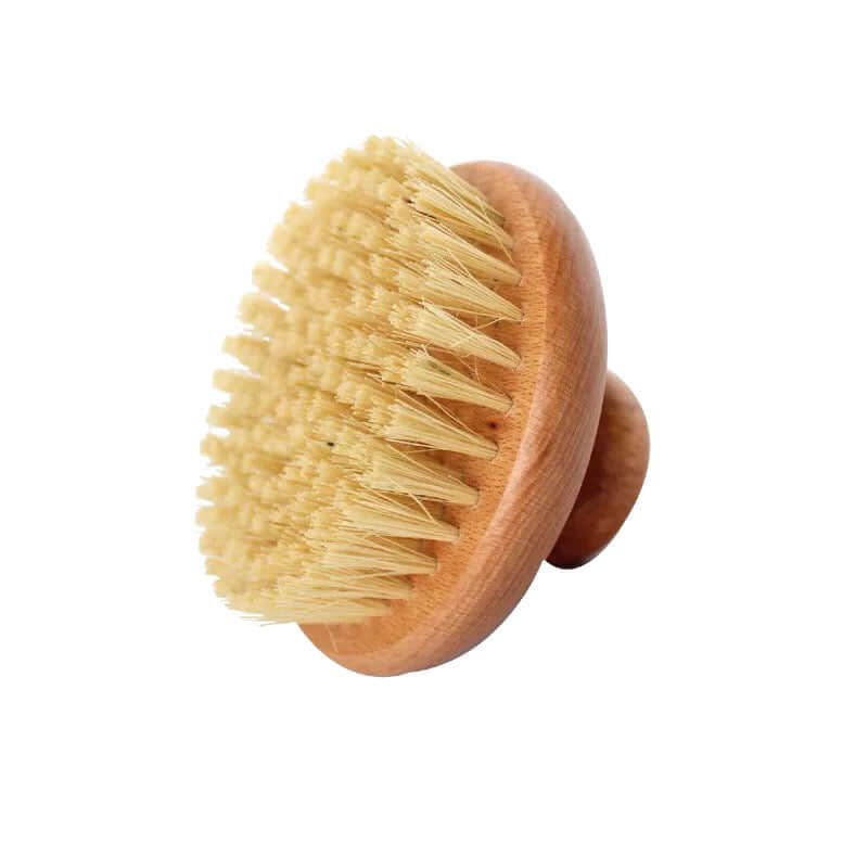 Organic Sisal Dry Body Brush with natural bristles for healthy glowing skin and eco-friendly pampering.