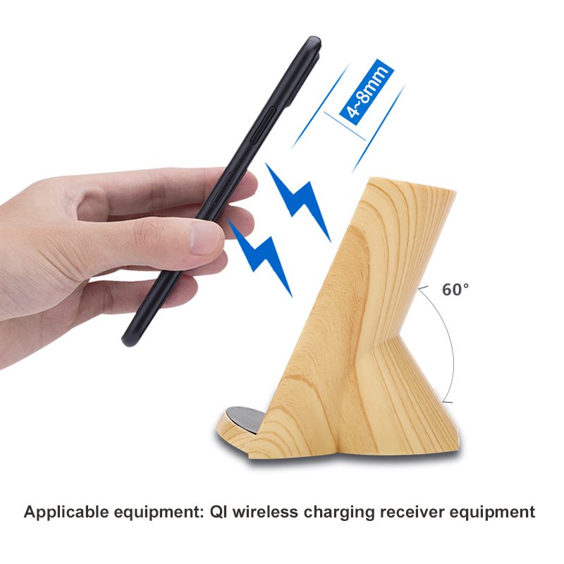 🖊️ Wood Grain Wireless Charging Pen Container | Stylish & Functional Desk Organizer | Efficient Wireless Charging | Eco-Friendly Design | Safe & Durable