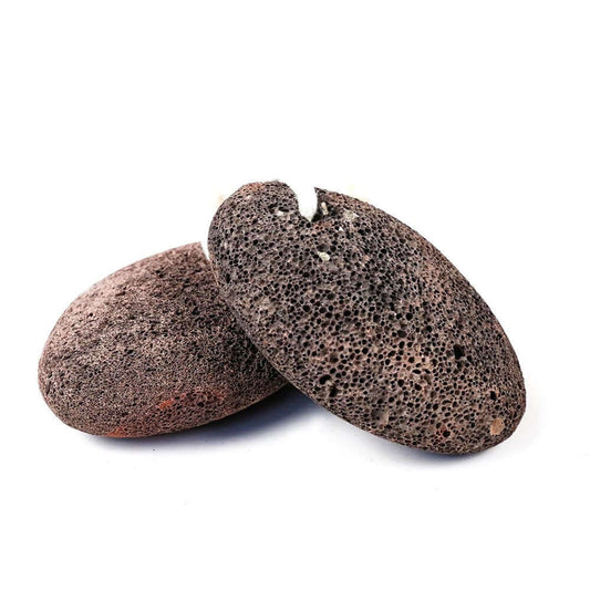 Natural lava stone pumice foot scrubber, perfect for exfoliating calluses and promoting healthy feet.
